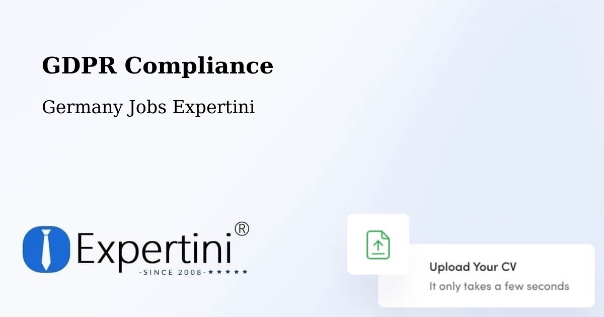 EU GDPR Compliance Statement – Waltrop - Germany Jobs Expertini